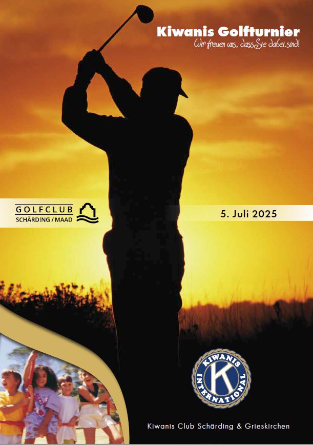 Plakat Kiwanis Golfturnier 2025