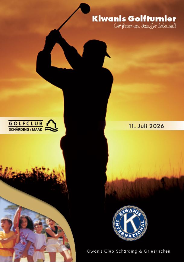 Plakat Kiwanis Golfturnier 2026