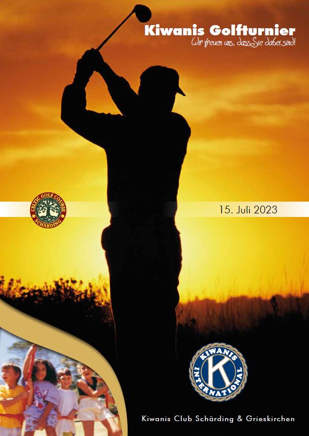 Plakat Golfturnier 2023
